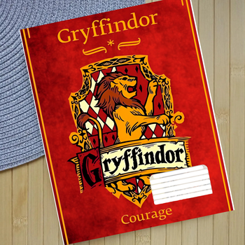 Тетрадь Гарри Поттер Ґрифиндор Harry Potter Gryffindor клетка 18 листов (30897)