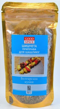 Шашлык болгарская кухня шишчета, приправа для шашлыка 50 г Good spice