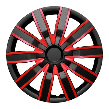 Колпаки Jawoplast Volare Duo Black-Red R14 (Комплект 4 шт.)