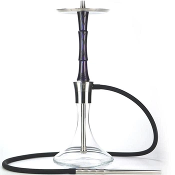 Кальян TOTEM Hookah Idol Purple Noir на резьбе с колбой 67 см