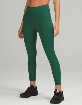 Легінси для тренувань Lululemon Power Thru High-Rise Зелений US20/5XL LW5DAJS