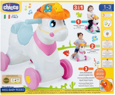 Интерактивная лошадка-качалка Chicco Miss Baby Rodeo 2 в 1 (641181) (8058664158959)
