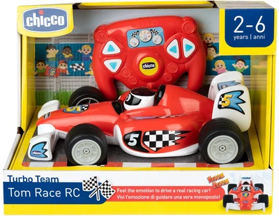 Машинка на радиоуправлении Chicco Гонщик Том (8058664159796)
