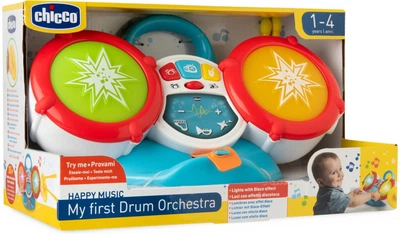 Інтерактивна іграшка Chicco Happy Musik Мій перший барабан (8058664178117)