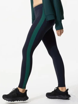 Спортивні легінси для фітнесу високі жіночі Uniqlo 737396215 L Сині (1159994494)