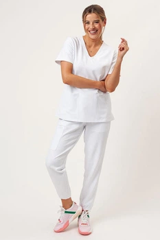 Костюм медицинский STUGA MEDICAL «Мария» белый (77001017700103) 5XL