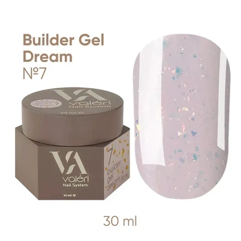 Гель для ногтей Valeri Dream Builder Gel 007 30 мл