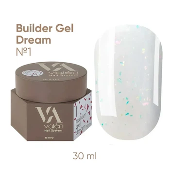 Гель для ногтей Valeri Dream Builder Gel 001 30 мл
