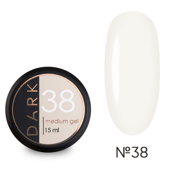 Гель для зміцнення нігтів Dark Medium Gel №38 айворі 15 мл