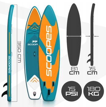 Надувная SUP Scoopes Velo доска для плавания 350 см синяя