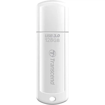 Флеш накопитель USB 128Gb Transcend JetFlash 730, White, USB 3.1 Gen 1 (TS128GJF730)