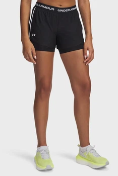 Шорты женские Under Armour Tech Play Up 2In1 Shorts L Чорний 1389895-001