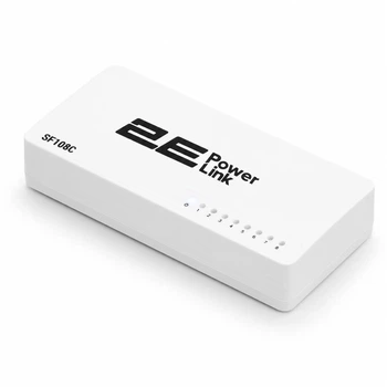 Сетевой коммутатор 2E 8 портов Ethernet для стабильного интернета
