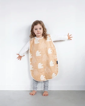 Спальний мішок Farska Kids мусліновий коричневий