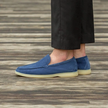 Лофери чоловічі Loro Piana Sweet Blue 43 (2224-1162429)