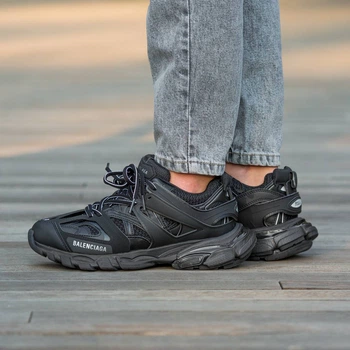 Кросівки чоловічі Balenciaga Track 3.0 All Black 44 (1328-618657)