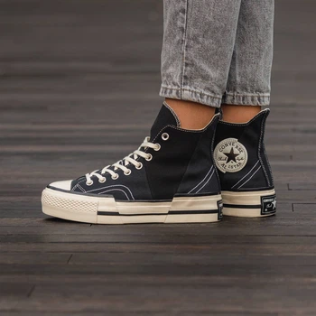 Кросівки чоловічі Converse Chuck Taylor Vintage 70 Plus hi Black\White 37 (1476-804322)
