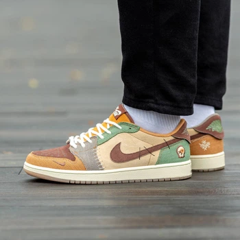 Кросівки чоловічі Air Jordan Retro 1 Low OG Zion Williamson Voodoo 45 (1270-620575)