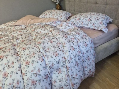Постільна білизна Linda, півтораспальний розмір 145х215 см, турецький сатин преміум, наволочки 50х70, 100% бавовна