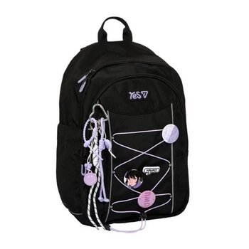 Рюкзак для підлітка (міський) ортопедичний Yes TS-60 Kawaii, для дівчаток, чорний (550402)