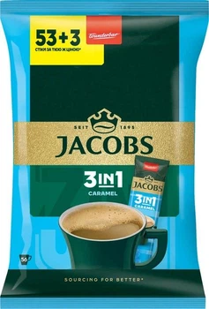 Кавовий напій Jacobs 3 in 1 Caramel Latte 12.3 г х 56 шт