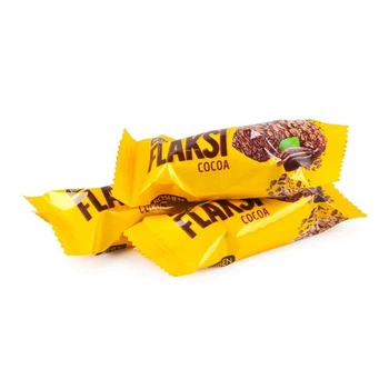 Цукерки Roshen Flaksi какао 500 грам
