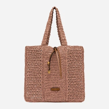 Сумка шопер жіноча Gianni Chiarini Nefeli BS 11955/COMM STR-CRCH 7752 Рожева (800070354437)