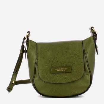 Torebka crossbody damska ze skóry naturalnej The Bridge Domitilla 441603D8 3H Zielona (800070356638)