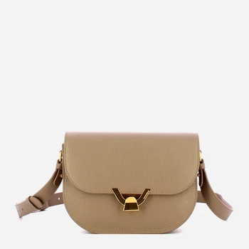 Torebka crossbody damska ze skóry naturalnej mała Coccinelle E1FIF150380 N59 Szara (800070357658)