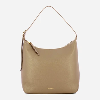 Torebka hobo damska ze skóry naturalnej Coccinelle Cherry E1FDK130280 N59 Szara (800070357669)
