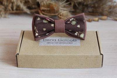 Галстук-бабочка Elena Goloob Romantik one size терракотово-коричневый