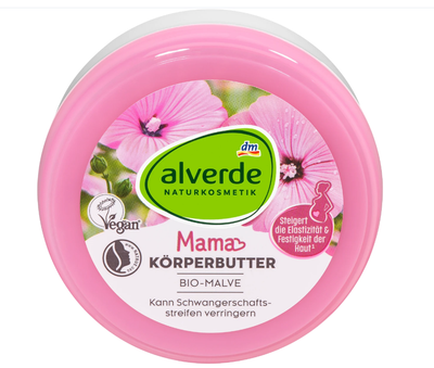 Крем для тіла з органічною мальвою Alverde Mama, 200 мл
