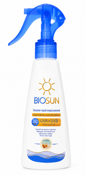 Солнцезащитный лосьон-спрей Bioton Cosmetics BioSun SPF 30, 150 мл