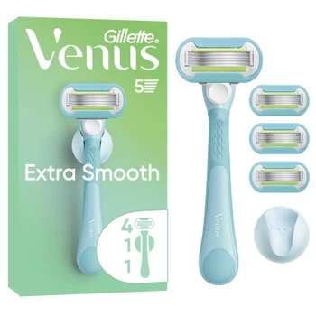 Бритва Gillette Venus Extra Smooth с 4 сменными картриджами + крючок для бритвы (8700216969956)