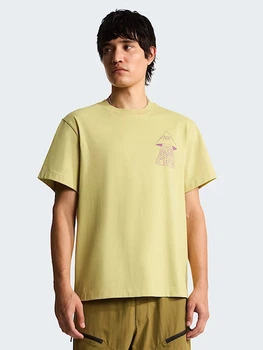 Футболка бавовняна довга чоловіча The North Face NF0A8GQXG731 S Оливкова (800070354875)