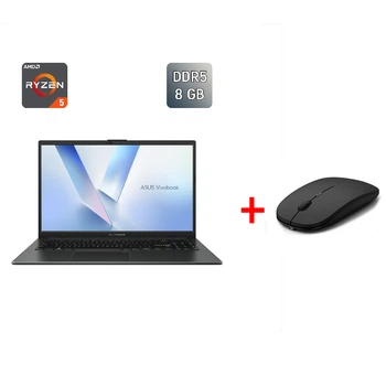 Ультрабук Asus VivoBook GO 15 E1504F-WS51 / 15.6" (1920x1080) IPS / AMD Ryzen 5 40 (4 (8) ядра по 2.8 - 4.3 GHz) / 8 GB DDR5 / 512 GB SSD / AMD Radeon 610M / WebCam б/в + Подарунок Бездротова миша / USB