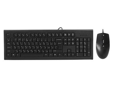 Комплект A4Tech клавиатура+мышь KR-85+OP-720, USB, Чёрная