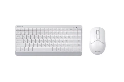 Комплект беспроводная клавиатура с мышью A4Tech Fstyler FG1112S, белый цвет