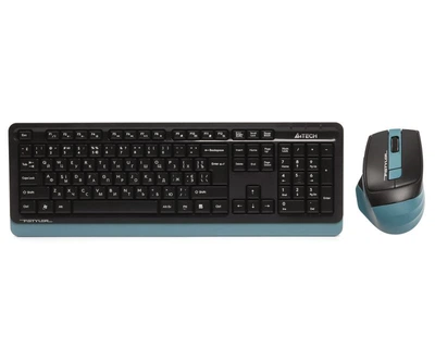 Комплект беспроводная клавиатура с мышью A4Tech Fstyler FG1035, черный цвет