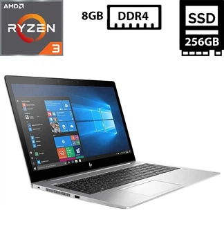 Ноутбук Hewlett Packard EliteBook 755 G5 15.6" IPS 1920x1080 AMD Ryzen 3 Pro 2300U 2.00GHz 8GB DDR4 SSD 256GB Radeon Vega 6 Graphics Камера (H755G5R8S256B) Б/В