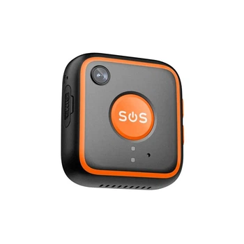 GPS трекер кулон NOFO V28C 4G с кнопкой SOS GPS WiFi IP67 датчиком падения голосовой связью для детей пожилых людей Черный