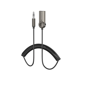 Bluetooth ресивер BOROFONE BC56 Peaceful (AUX + USB-A) Metal Gray 75440