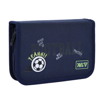 Пенал твердий одинарний з клапаном Football Yes 533869 Різнокольоровий shop (5056574471710)