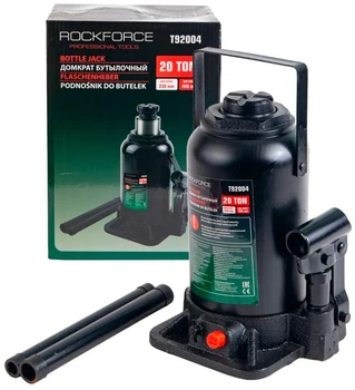Домкрат гідравлічний пляшковий Rock Force 20 т, 235-445 мм (RF-T92004D)