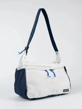Велика сумка-трансформер через плече Patagonia Courier Bag. Сумка 2в1 патагонія біла.
