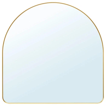 Дзеркало ІКЕА LINDBYN 80x80 см Золотий колір (00633936)