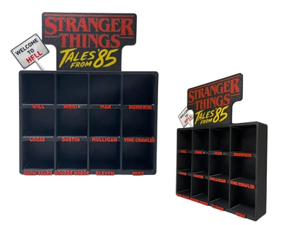 Поличка Будиночок для Фігурок Stranger Things Kinder Joy Funko Pop Stand / Display /Дім для фігурок Дивні Дива НФ065