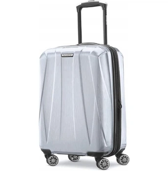 Чемодан Samsonite Centric 2 Silver 55 см USA (Ручная кладь) колеса спиннер, кодовый замок TSA