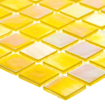Мозаика PL25311 YELLOW желтая с перламутром облицовочная (13-83818)