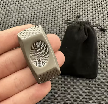 Слайдер, іграшка-антистрес, магнітний PASS GREY SILVER металева іграшка фіджет, подарунок для дорослого Бронза